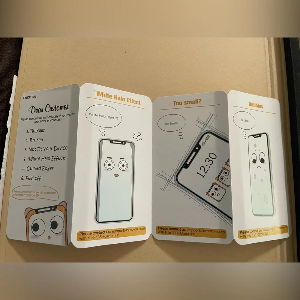 Premium Tempered Glass Screen Protector 2-Pack - White